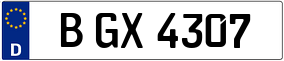 Truck License Plate